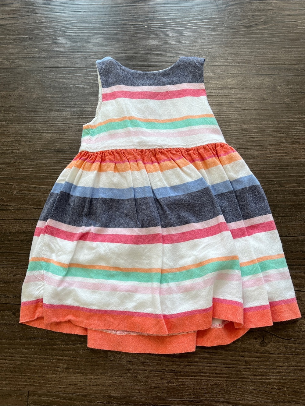 Tommy Hilfiger Toddler Multi-Color Striped Summer Dress Size 2T